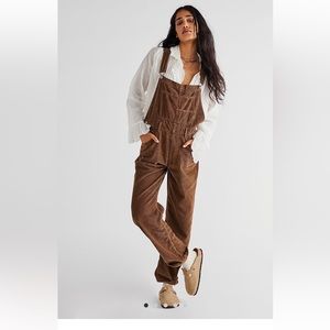 Free People Ziggy Cord Overalls